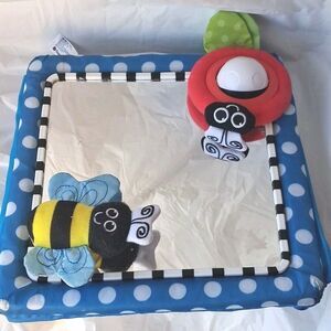 Sassy Tummy Time Floor Mirror Developmental Baby Toy Newborn-12 Months Pre-owned